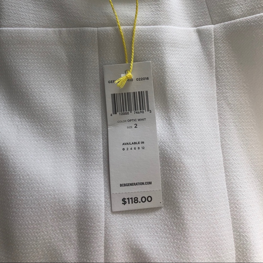 BCBG White Mini Dress - Picture 5 of 9